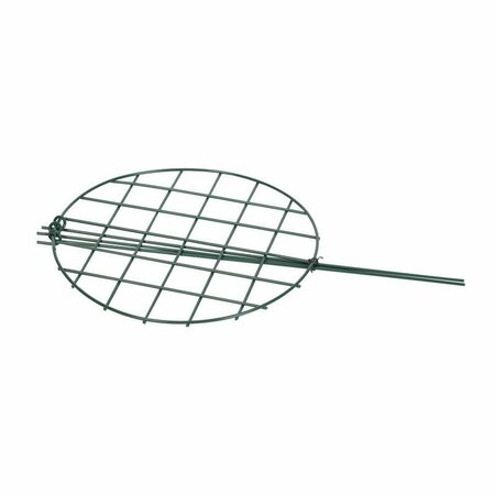 PANACEA 24 in. H X 16 in. W X 16 in. D Green Steel Plant Stake 89323A